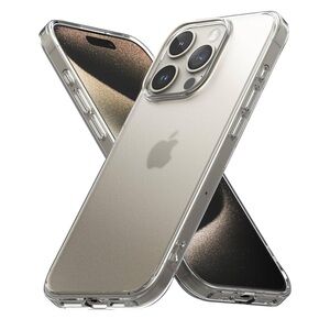 Matte clear iPhone 15 Pro Max Case
